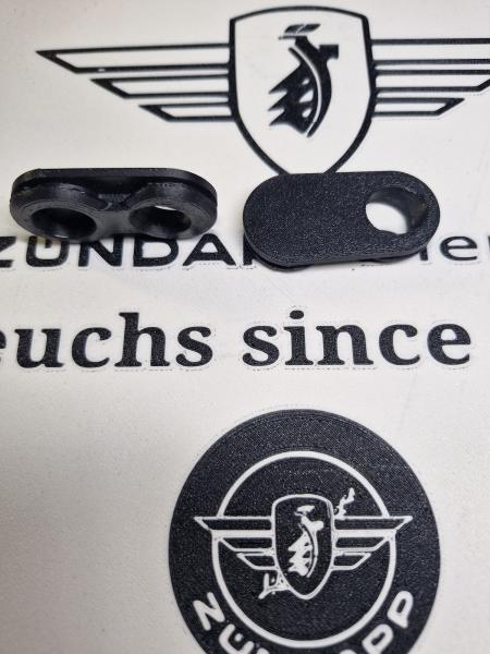 Zündapp 2 Stück Gummitülle für die Frontmaske der Blinkerdurchführung 448-19.115 TPU